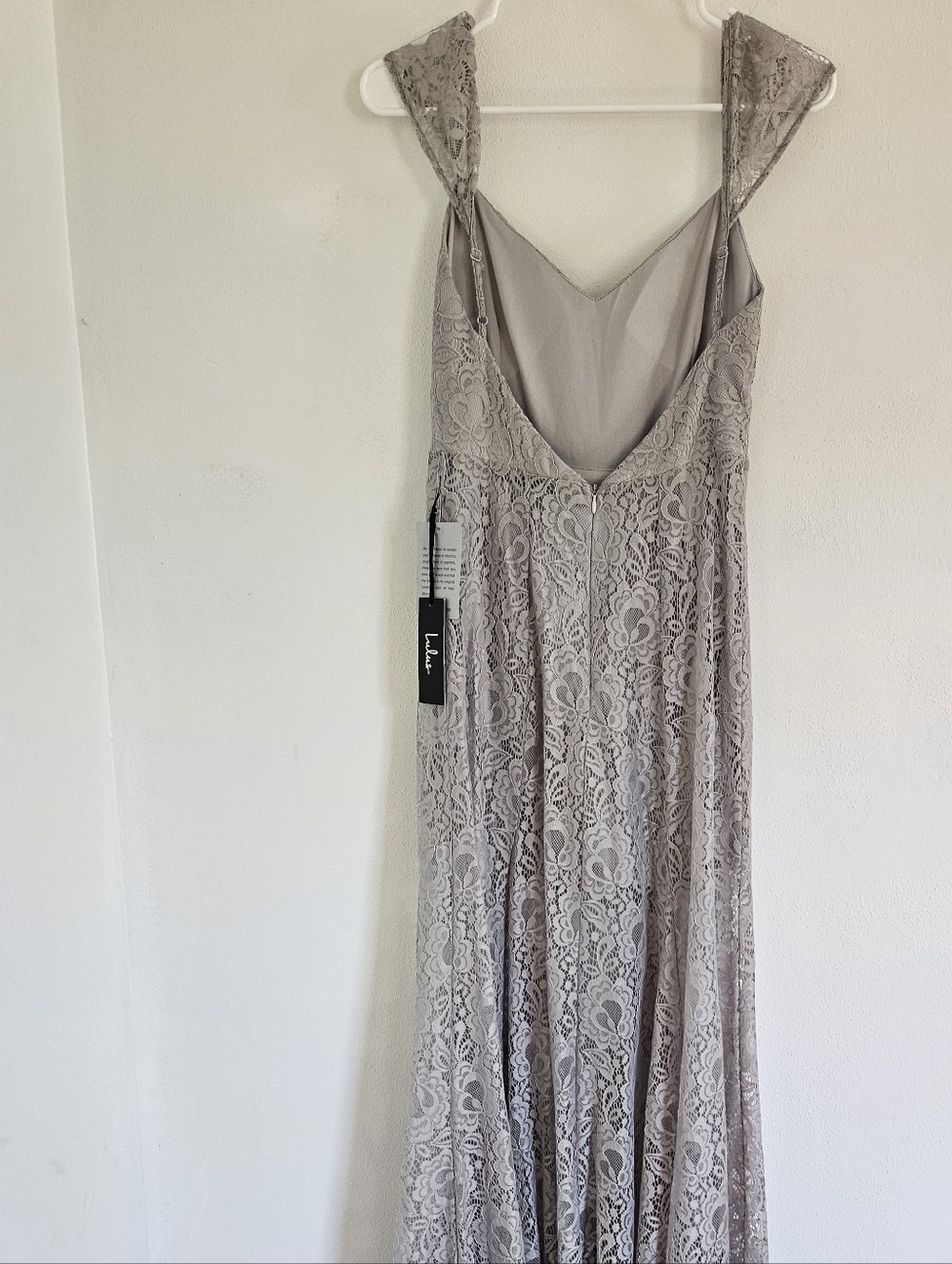 Lulus Lace Allover Illusion Dress NWT